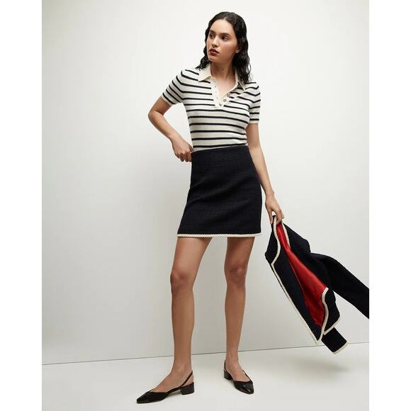 NEW Veronica Beard Favorite Roman Tweed Skirt $358, Size 2 - Picture 2 of 7